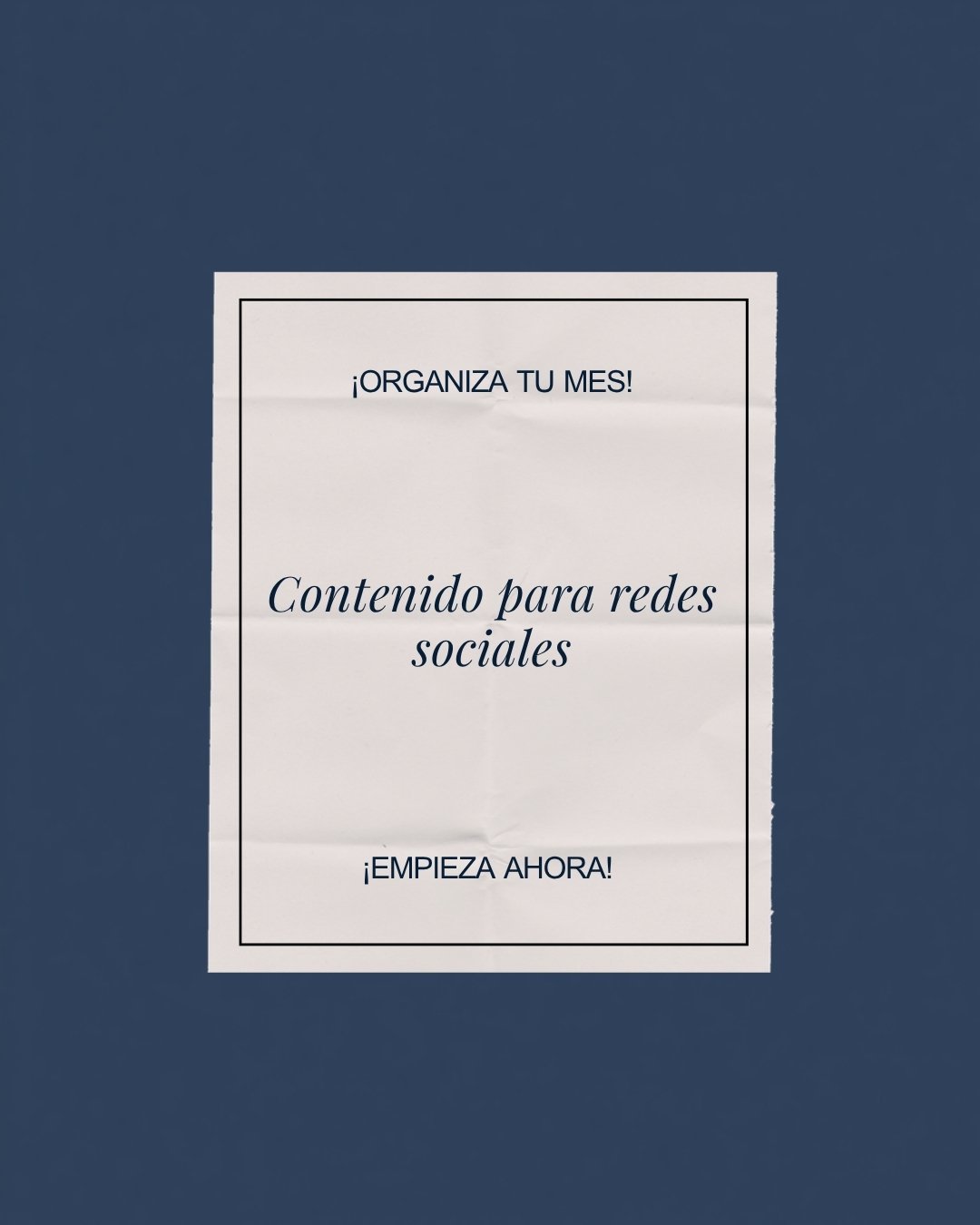 Cómo organizar el contenido para redes sociales todo el mes