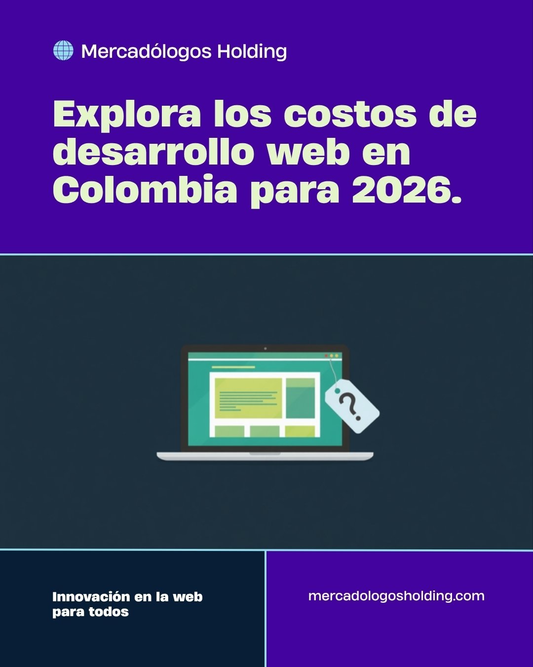 ¿Cuánto cuesta una página web en Colombia en 2026?