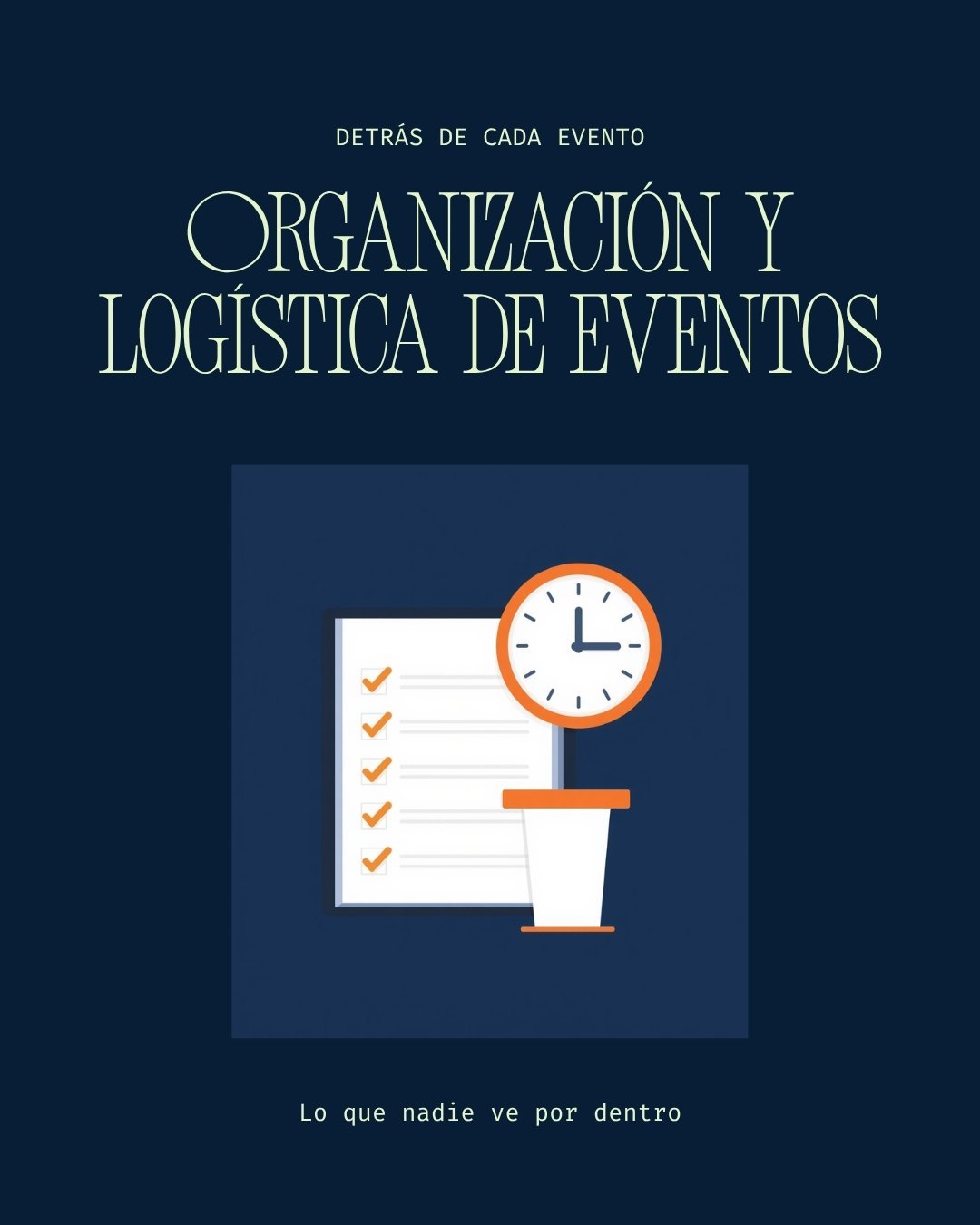 Organización y logística de eventos: lo que nadie ve por dentro